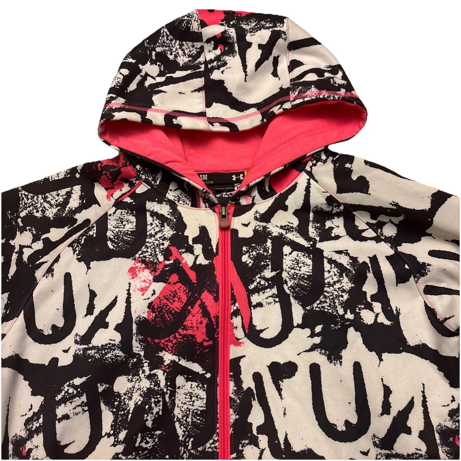 Under Armour Graffiti Pullover Hoodie Lightweight Sweatshirt Polyester Sz Small
Opens in a new windo