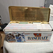 Fleer 1988 Baseball Team Logo Stickers Trading Cards MLB Cubs Yankees Athletics