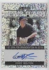 2019 Leaf Flash News Flash Cody Bolton #NF-CB3 Auto 3b3
