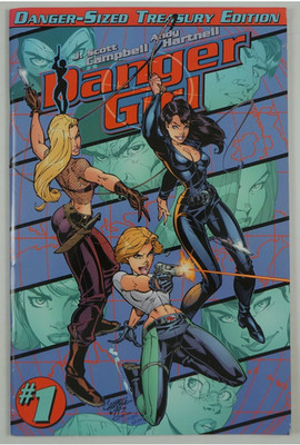 Danger Girl: Danger-Sized Treasury Edition #1 FN/VF IDW Comics J. Scott Campbell