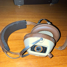Koss K-6LC Stereo Over-Ear Headphones, Adjustable Headband, Beige/Brown