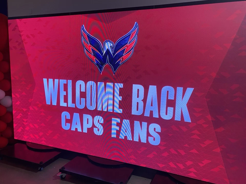 Imán de horario Washington Capitals 2025-2026 SGA 10/8/25 nuevo Foto 4 de 4