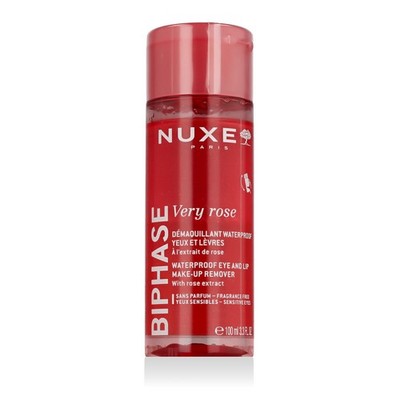 Nuxe Very Rose Biphase Waterproof Eye And Lip Make-Up Remover 100 ml