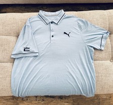 Puma Cobra Golf Men  s Performance Polo Tour Issue Light Blue XL RARE