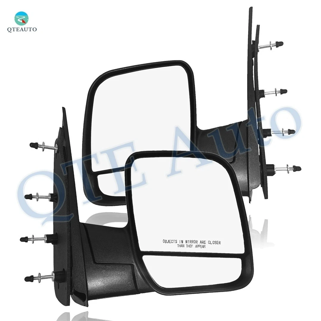 2PC Left-Right Side Manual Foldaway View Mirror For 2010-2014 Ford Econoline Van