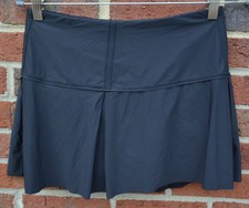Lululemon Size 6 Lost In Pace Skirt Black Lined