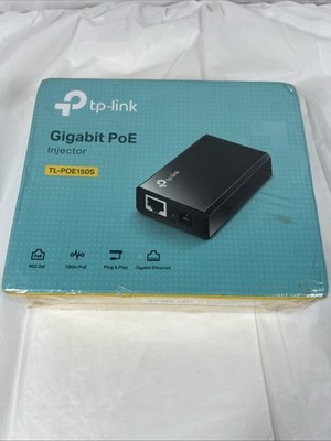TP-Link Gigabit Power Over Ethernet PoE Injector Adapter TL-PoE150S Networking