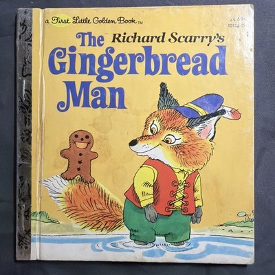 VTG A FIRST LITTLE GOLDEN BOOK THE GINGERBREAD MAN 10153-02 1975 #79F