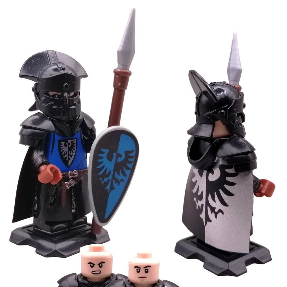 Figuren Set Haus Schwarzfalke V.4 - veredelte LEGO® Falkenritter Minifiguren - Bild 4 von 4