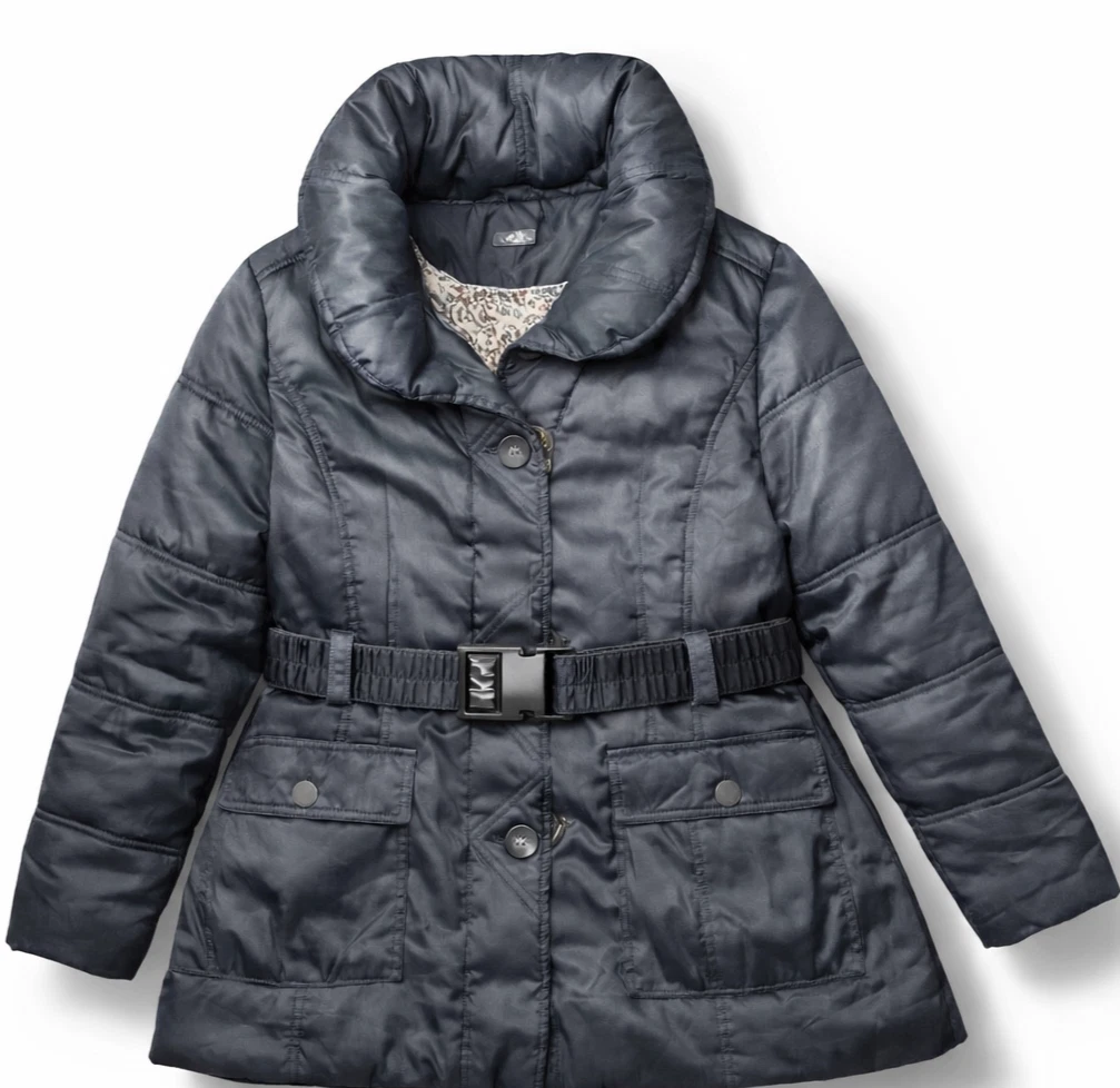 Veste David Barry Noire - Col En Grande Fourrure - Taille 14 - Occasion Très Bon état