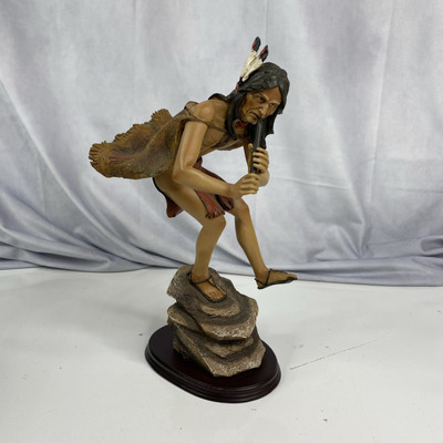 Native American Dancing Playing Music Figure 11''