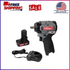 Hyper Tough 12v Max Brushless 38 Impact Wrench 225 Ft-lb W 4ah Battery Charge
