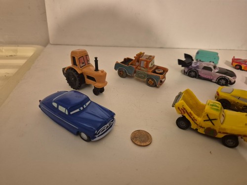 Disney Cars Plastic Bundle Lot, Taco, Cruz, Boost,Tractor,Mater,Demolition Derby - Picture 3 of 3