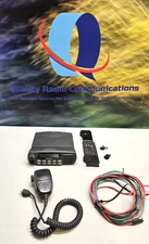 Motorola CDM1550 LS+ 403-470 MHz UHF Two Way Radio w Mic AAM25RKF9DP6AN