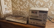 Chaîne Hi-Fi vintage Philips complète + platine vinyle F7212