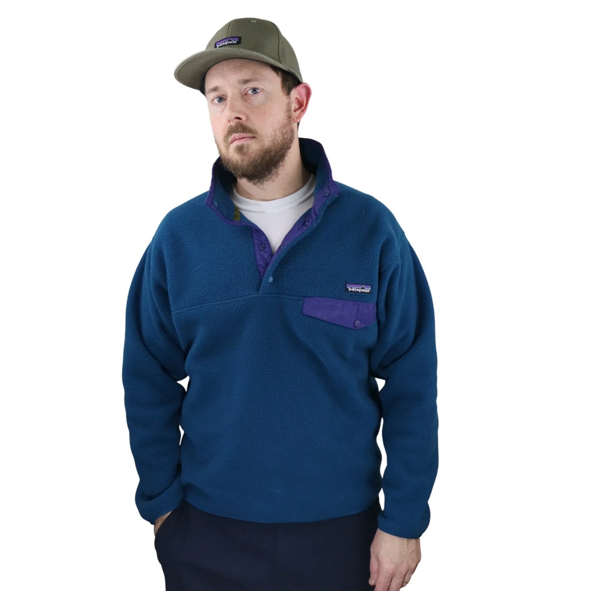 Patagonia Snap T Purple Coats, Jackets & Vests for Men for Sale 