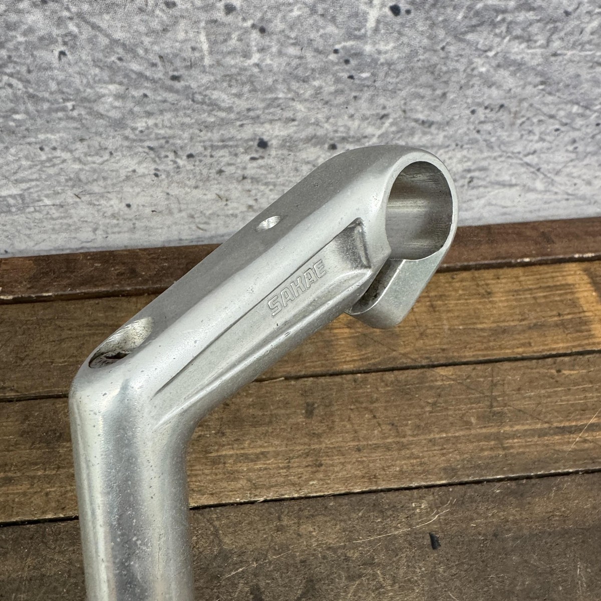 Vintage Sakae SR Quill Stem 22.2 25.4 80mm Silver 1in Riser Cable
