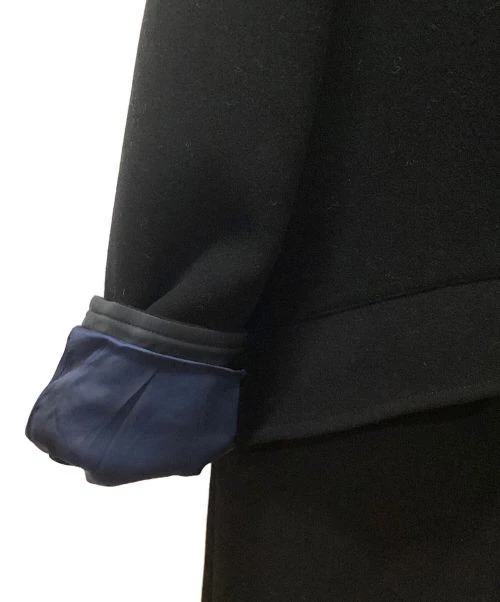 FACTOTUM Cashmere Pile Melton Food Court black 01030236 - product detail image 7