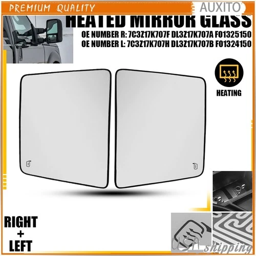 Mirror Glass Lower Convex Left Right Side for Ford Transit 150 250 350 08-19 H