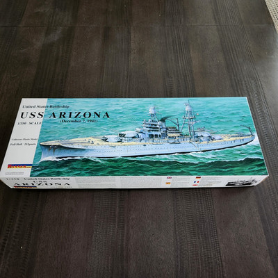 BANNER USS ARIZONA 1/350 # 08801 + HUGE Extras Wood Deck/ PhotoEtch/ Brass guns!