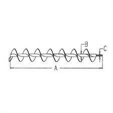 Used Horizontal Unloading Auger fits Case IH 1660 1670 1680 1682 1317891C1