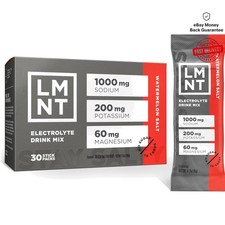 LMNT Watermelon Salt Electrolytes - 30 Sugar-Free Sachets for Active Lifestyles