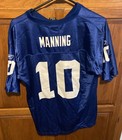 New York Giants Eli Manning Blue Jersey Youth Kids Extra XL 18-20 Large Reebok — photo 3