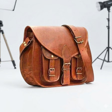 New Men s Genuine Goat Messenger Satchel Bag Updated leather