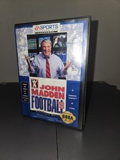 John Madden Football '93 Electronic Arts Sega Genesis Color Commentary 1993