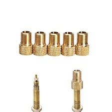 Presta to Schrader Valve Adapter for Bike Inflate Presta Valve Tire with Air