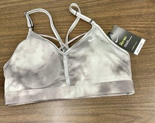 Nike Women's Ombre Indy V-Neck Low Support Sports Bra Size M NWT 
