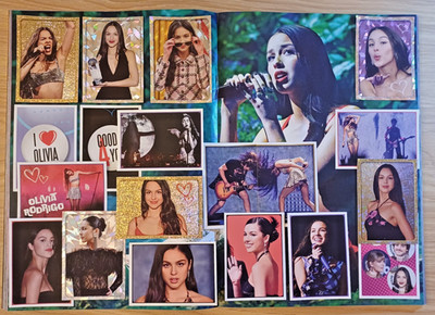 OLIVIA RODRIGO ALL x19 PANINI POP STARS 2025 HOLO/GILTTER SELECTION