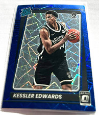 2021-22 Donruss Optic Basketball Kessler Edwards Brooklyn Nets Blue Velocity RC