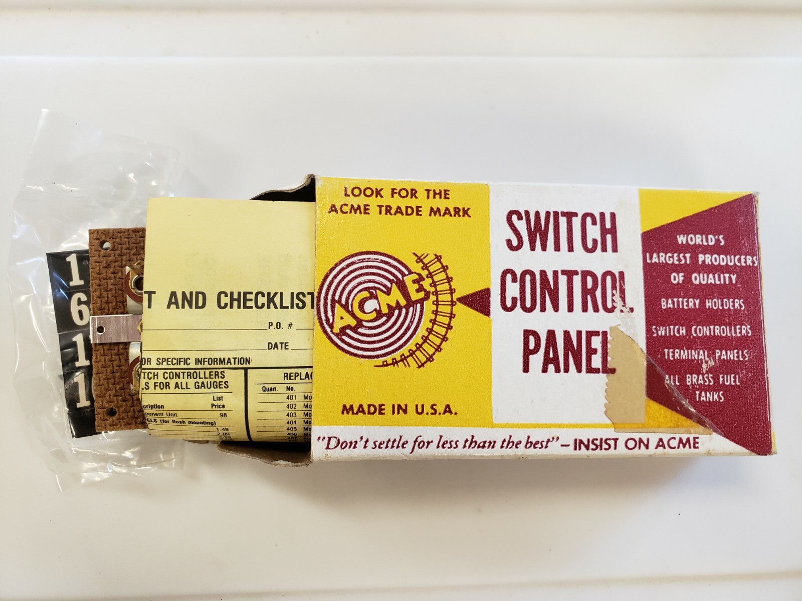 Acme 305 Switch Control Panel | eBay