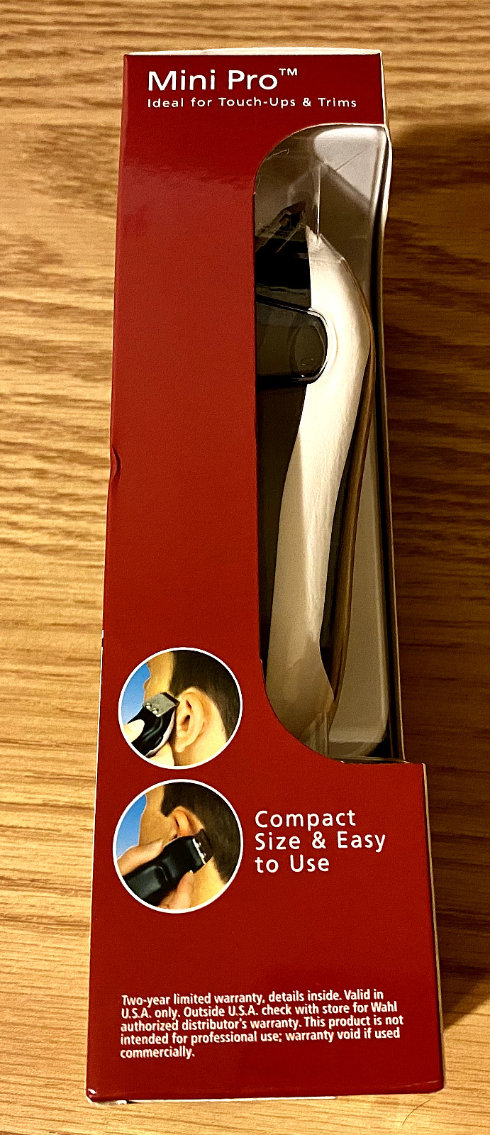 WAHL Mini Pro CORDED Compact TOUCH-UP Hair Beard Precision Trimmer ~ NEW