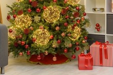 Copri Base Albero di Natale Mantello sottoalbero decorazioni tappeto addobbi