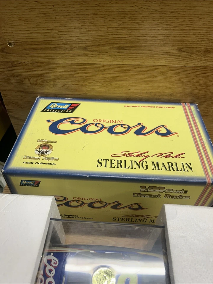 Sterling Marlin #40 NASCAR 1:24 Colección Revell 1998 Coors Monte Carlo Foto 3 de 4