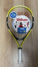Wilson Federer Tennis Racquet . Youth Up to 5Yellow - 3"1/2 . Brand New.