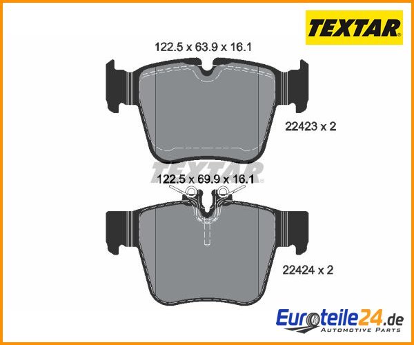 Bremsbelagsatz, Scheibenbremse Q+ Textar 2242301-image