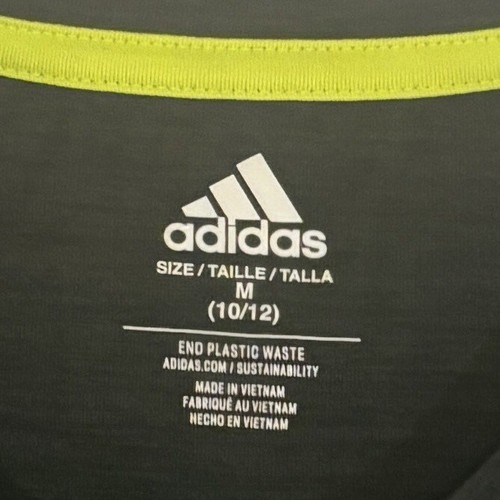 Boys Adidas Aeroready T-Shirt Black Size Medium - Picture 4 of 4