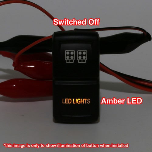 Lumision LED Rocker Switch 4x4 OFF-road laser etched - Rock Lights - Picture 5 of 9