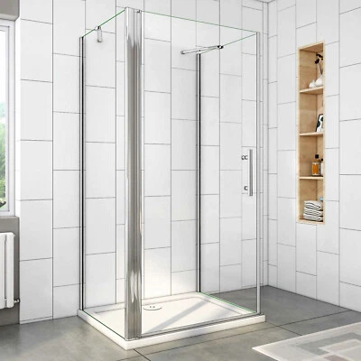 AICA SANITÄR GMBH Nano ESG Glas U-Form Duschkabine Drehtür Eckeinstieg Seitenwand Duschabtrennung