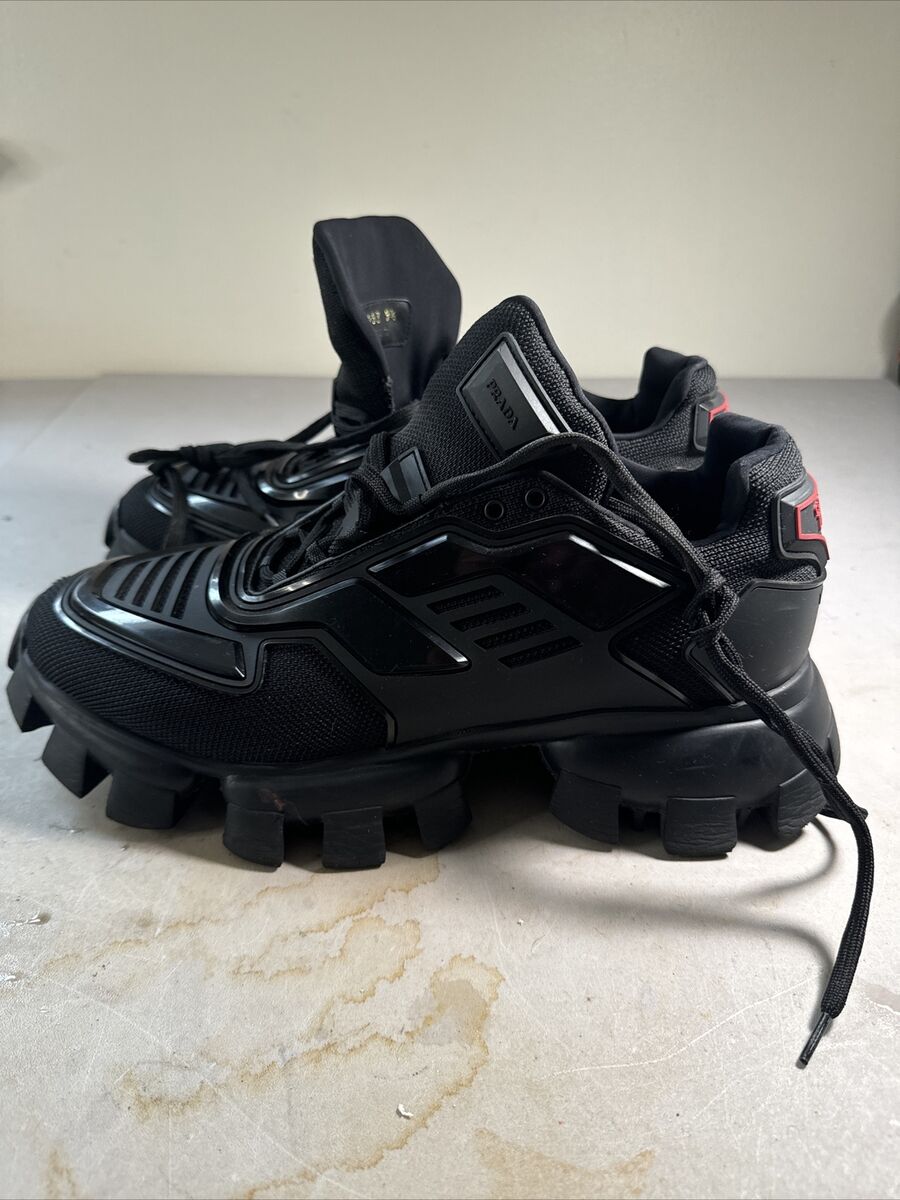 PRADA Cloudbust Thunder / Men's Sneaker Shoes Black /9.5 100 PRADA Cloudbust Thunder / Men's Sneaker Shoes Black /9.5 100
