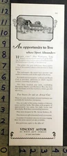 1928 SPORT BEACH CLUB HARBOR LONG ISLAND REAL ESTATE VINCENT ASTOR AD FDA287