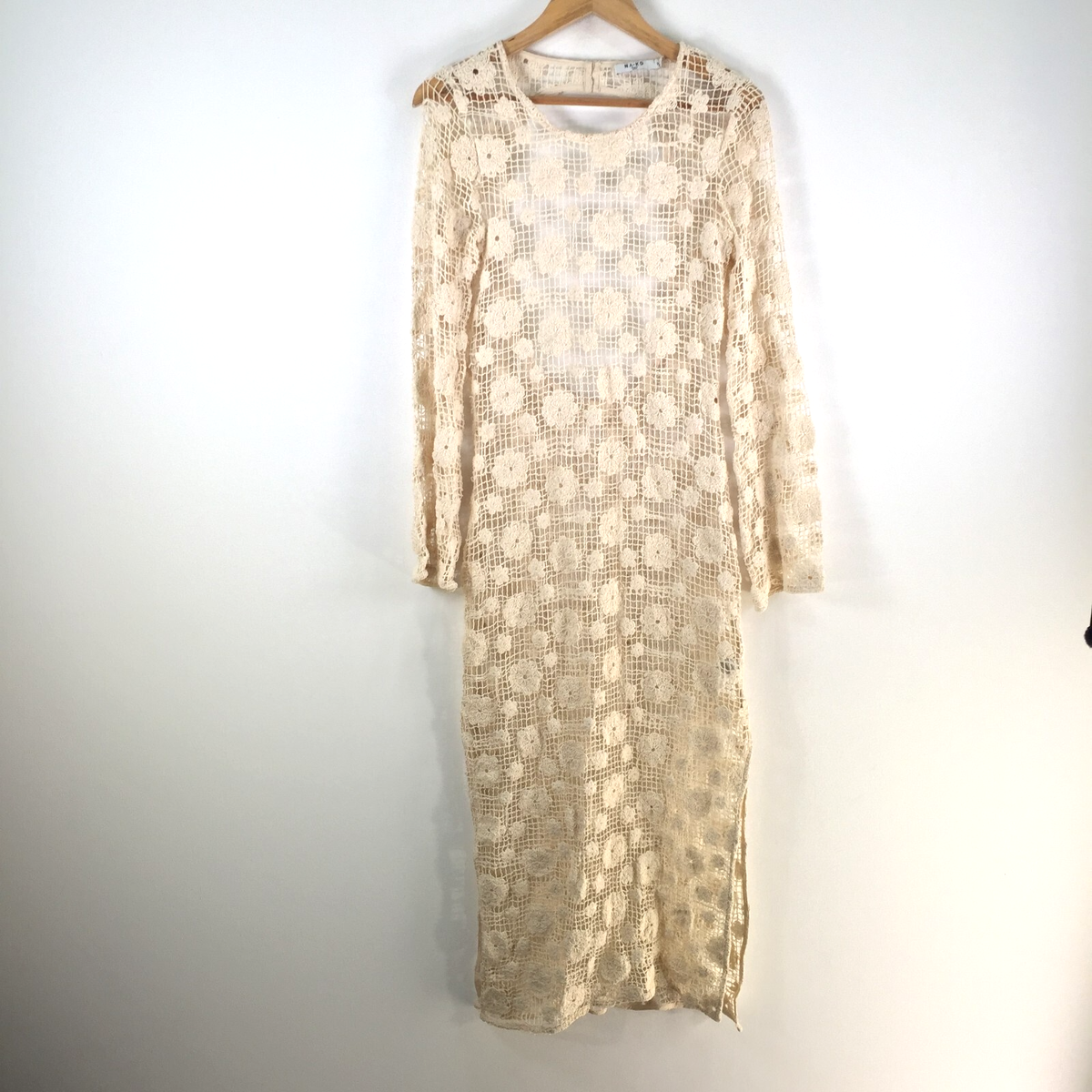 nakd beige dress OTM Exclusive: Dress in Blue & Yellow Floral L main image 0