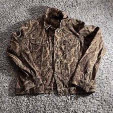 Womens Tapestry Crop Top Jacket