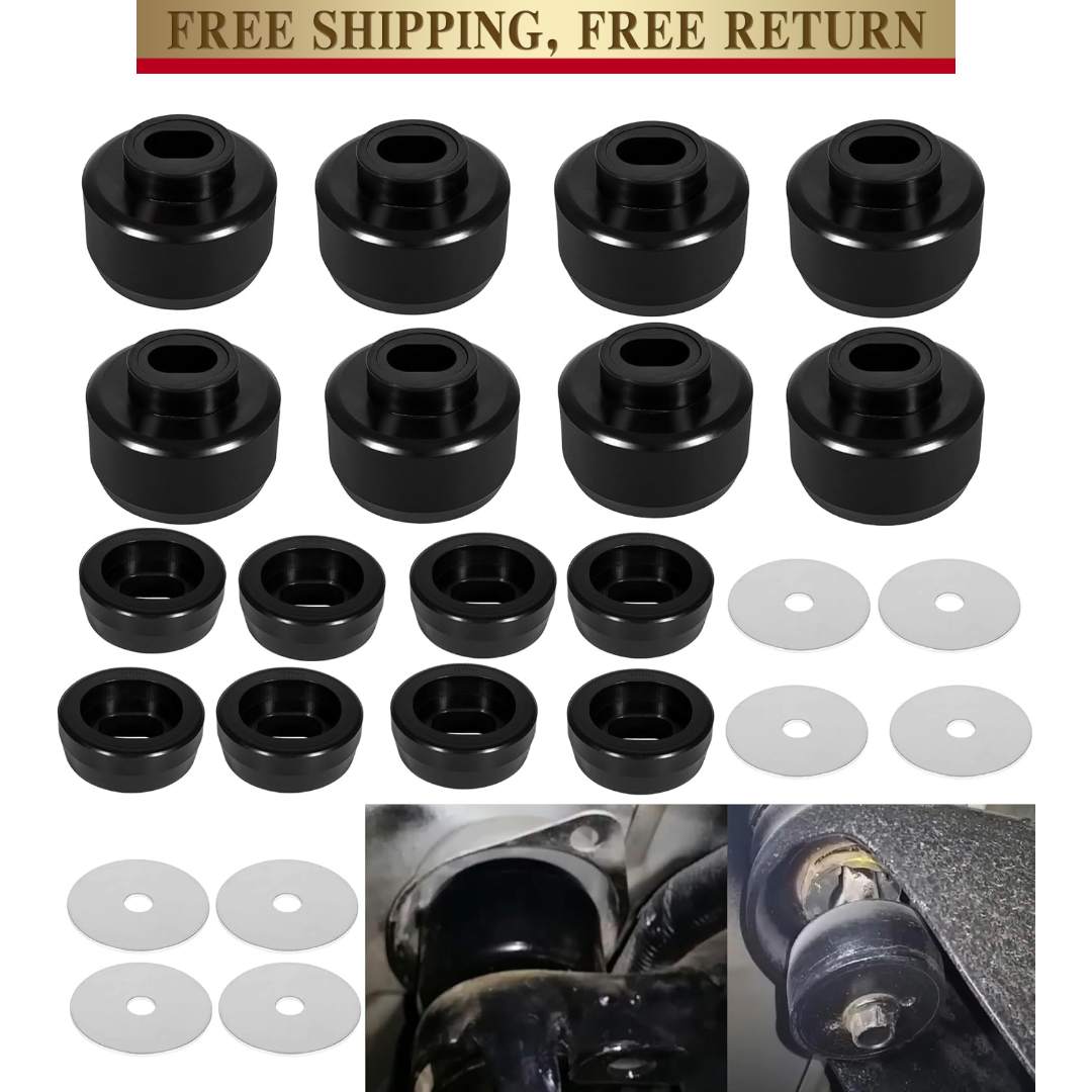 For 99-2014 Chevy GMC Sierra 1500 2500 2WD 4WD 7-141 Body Cab Mount Bushing Kit