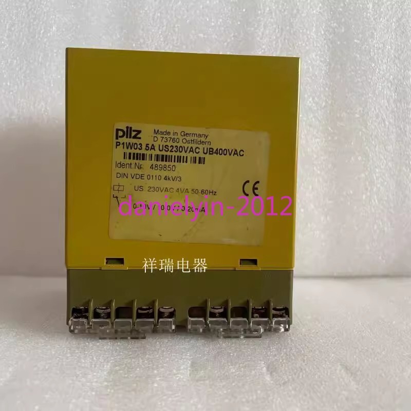 1pcs Used PILZ safety relay P1W03 489850 | eBay