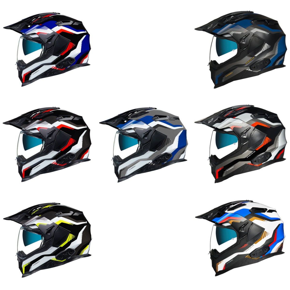 NEXX X.WED 2 Columbus Dual Sport Motorcycle Helmet (XS - 3XL) (7