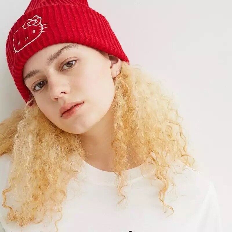 Hello Kitty Accessories Y2k, White Hello Kitty Beanies